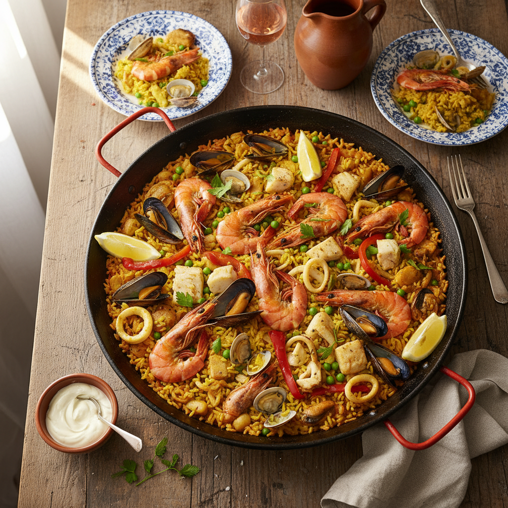 Seafood Paella